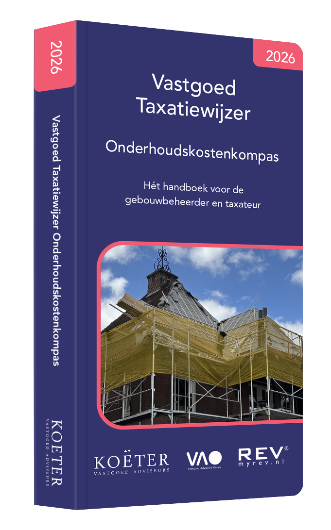 Afbeelding van de cover van 2026 Vastgoed Taxatiewijzer Onderhoudskostenkompas