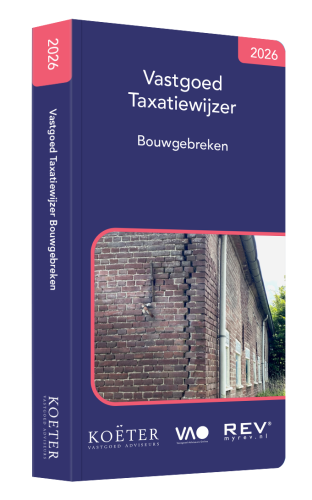 Cover afbeelding van de Vastgoed Taxatiewijzer Bouwgebreken 2026